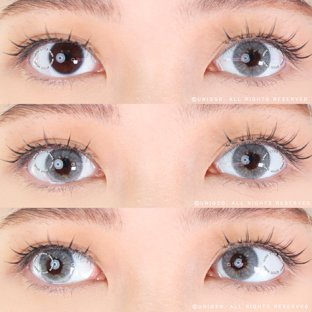 Western Eye Nada Peace Grey Colored Contacts – UNIQSO