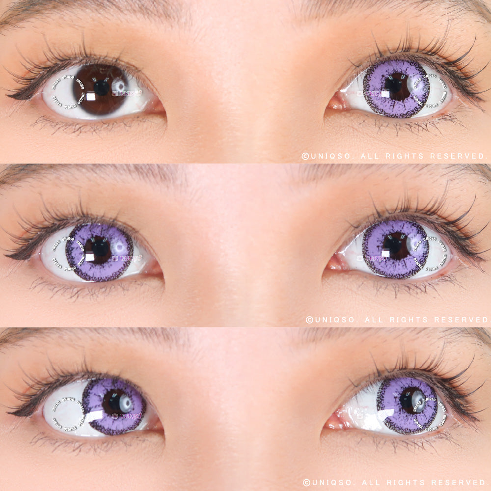 Kazzue Vivid Brilliant Violet Colored Contacts – UNIQSO