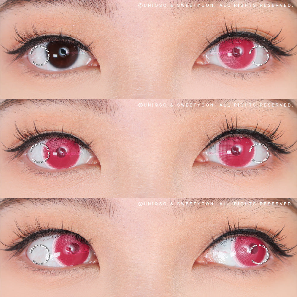 UNIQ イシェン トレカ Sweety Crazy Opaque Violet Contacts | Prescription – UNIQSO