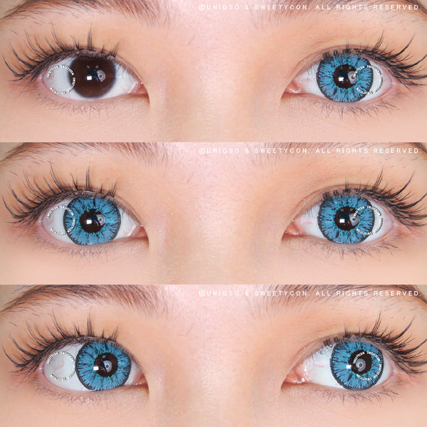 Sweety Candy Blue (1 lens/pack)-Colored Contacts-UNIQSO