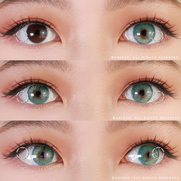 Urban Layer Las Vegas Jade Green (1 lens/pack)-Colored Contacts-UNIQSO