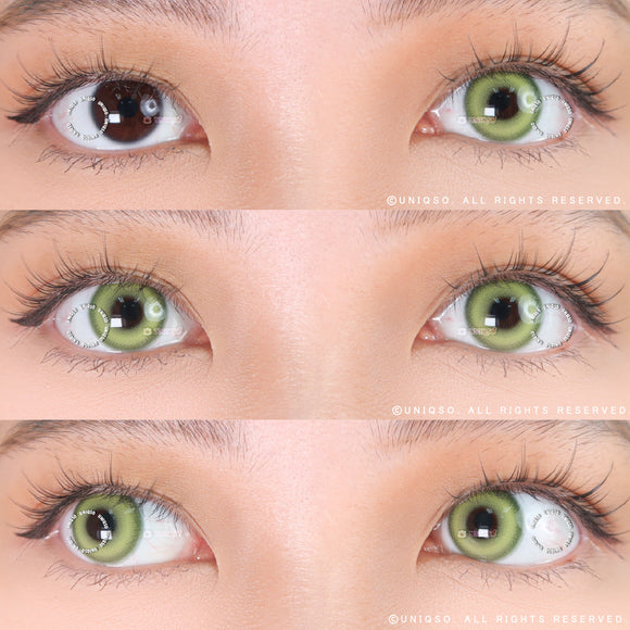 Kazzue Sakura Leaf (1 lens/pack)-Colored Contacts-UNIQSO