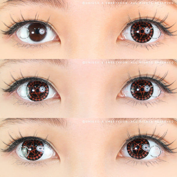 Sweety Black Ciel Phantomhive (1 lens/pack)-Colored Contacts-UNIQSO
