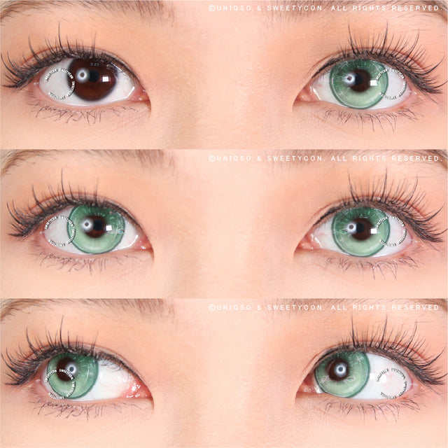 Sweety Vista Green (1 lens/pack)-Colored Contacts-UNIQSO