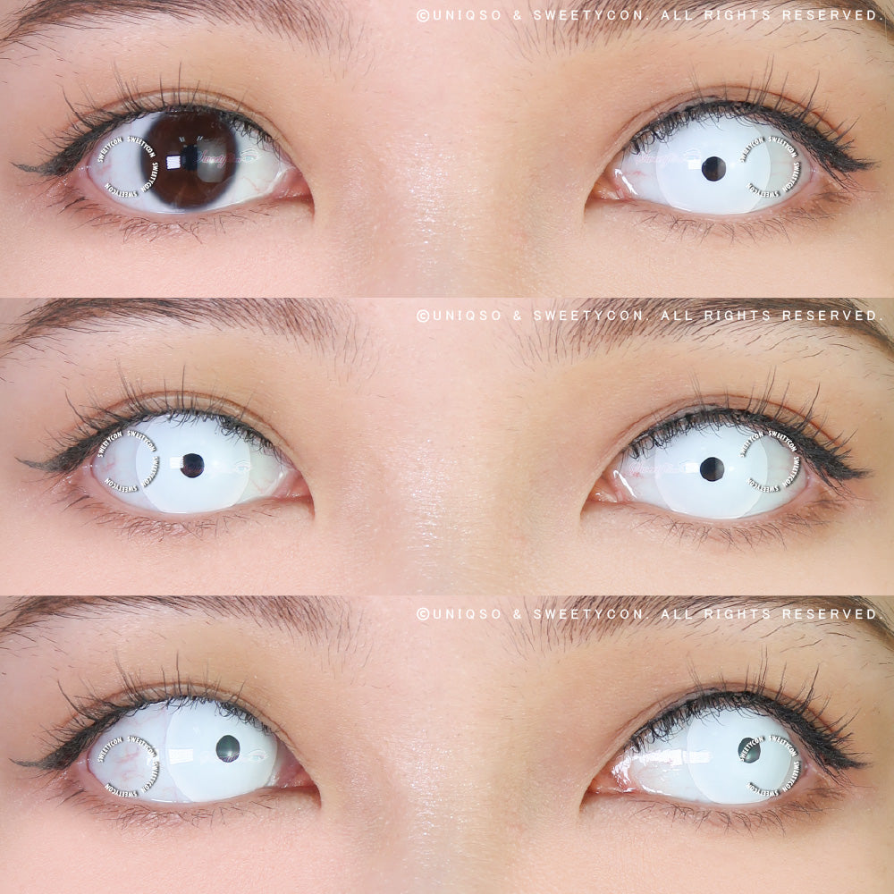 Sweety Crazy Mini S White | Halloween Contacts – UNIQSO