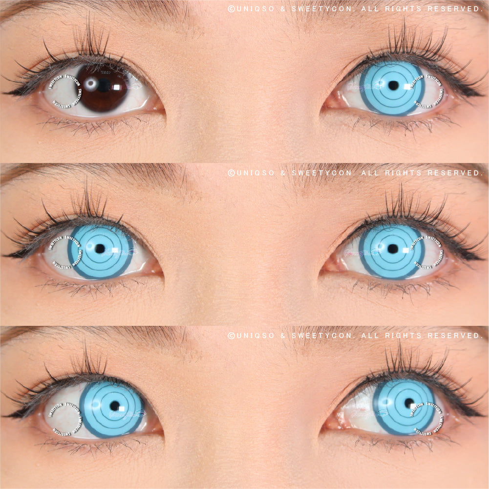 Sweety Rings Blue (1 lens/pack)-Colored Contacts-UNIQSO