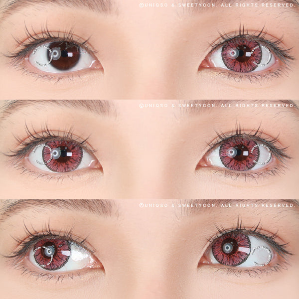 Sweety Candy Pink (1 lens/pack)-Colored Contacts-UNIQSO
