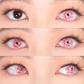 Sweety Crazy White Walker Pink (1 lens/pack)-Crazy Contacts-UNIQSO