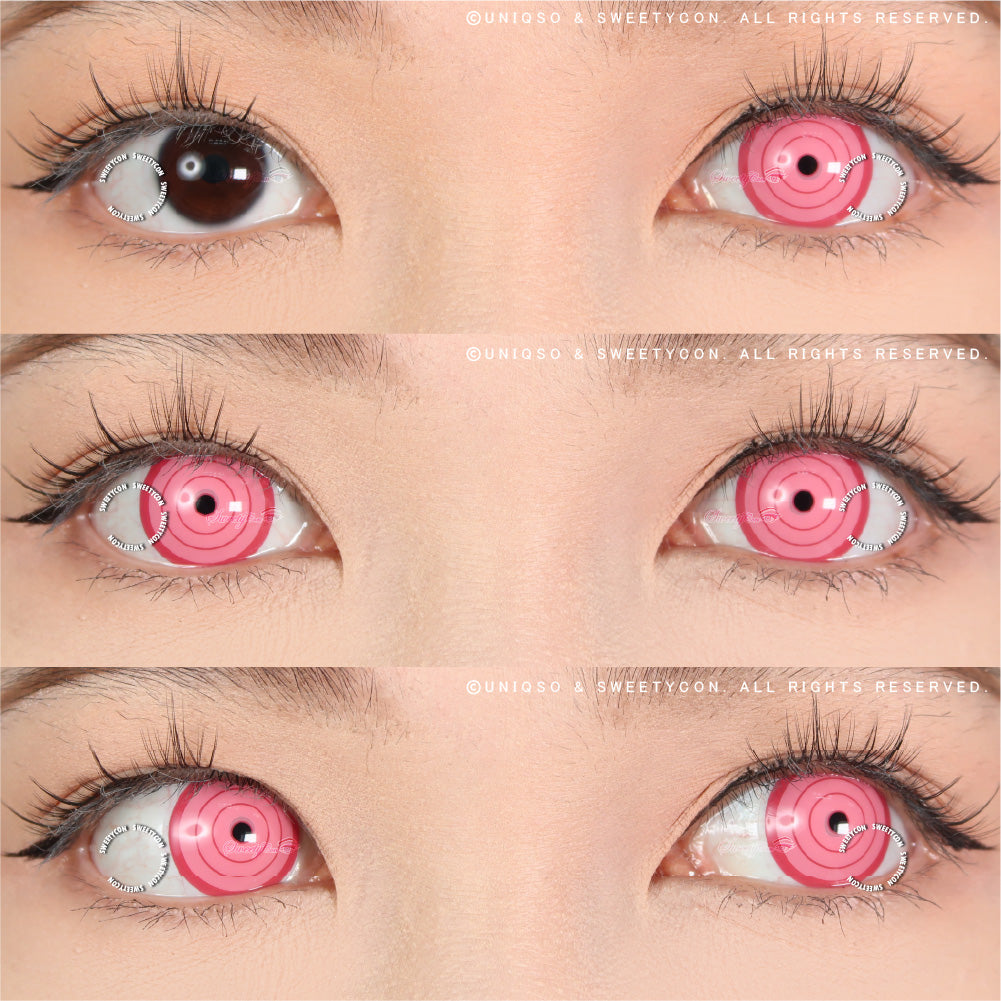Sweety Rings Pink (1 lens/pack)-Colored Contacts-UNIQSO