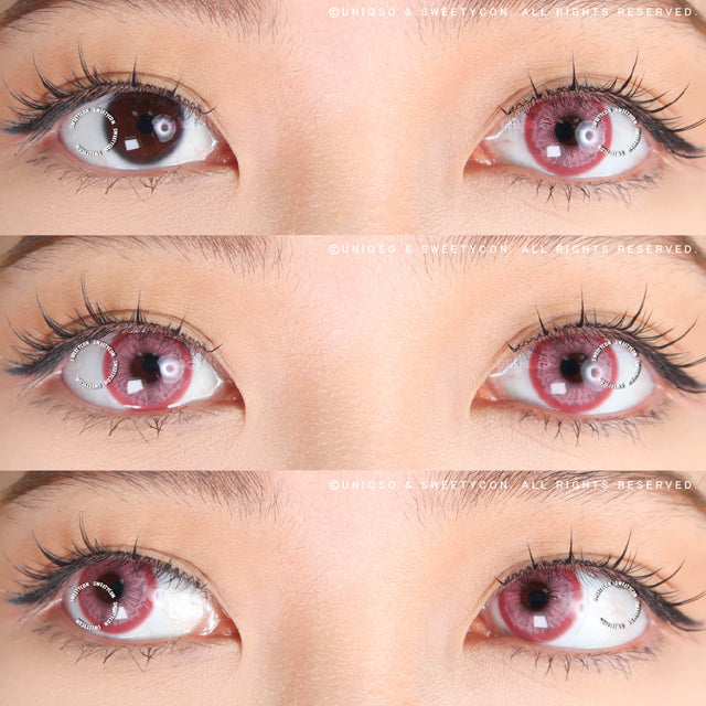 1 Day Sweety Fruit Juice Pink (2 or 10 lenses/pack)-Colored Contacts-UNIQSO