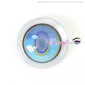 Sweety x Eyesinger Crystal Diamond Aqua (2 lenses/pack)-Colored Contacts-UNIQSO