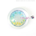 Sweety Anime Flower Blue (1 lens/pack)-Colored Contacts-UNIQSO