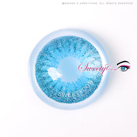 Sweety Mini Sclera Blue Devil (1 lens/pack)-Mini Sclera Contacts-UNIQSO