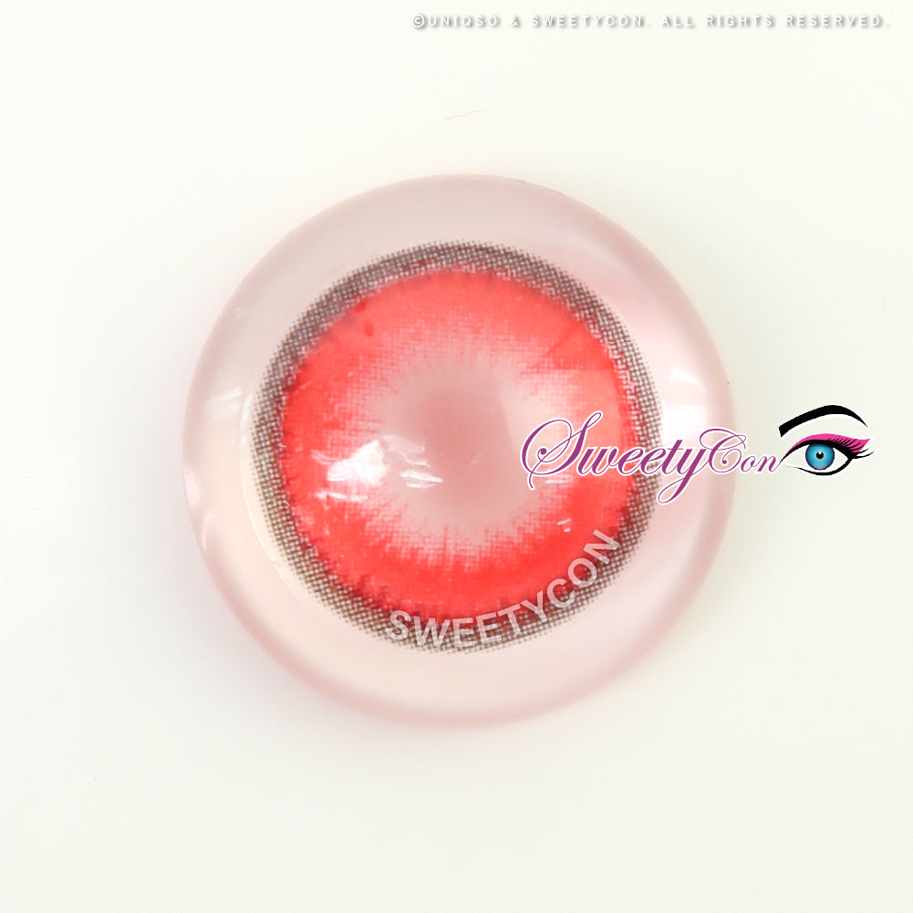 Sweety Halo Red (1 lens/pack)-Colored Contacts-UNIQSO