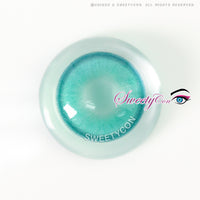 Sweety Halo Turquoise (1 lens/pack)-Colored Contacts-UNIQSO