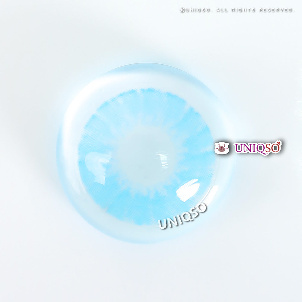 Western Eyes Solotica Blue (1 lens/pack) [Exp: 04/2027]-Colored Contacts-UNIQSO