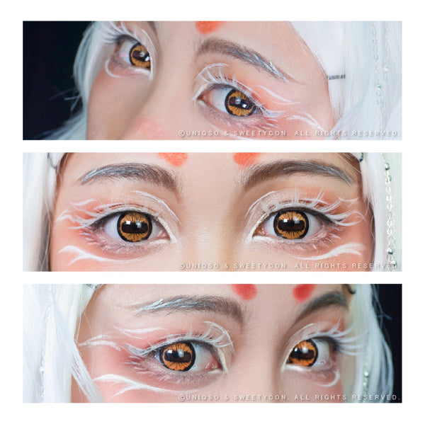 Sweety Mystic Goat Eye (1 lens/pack)-Colored Contacts-UNIQSO