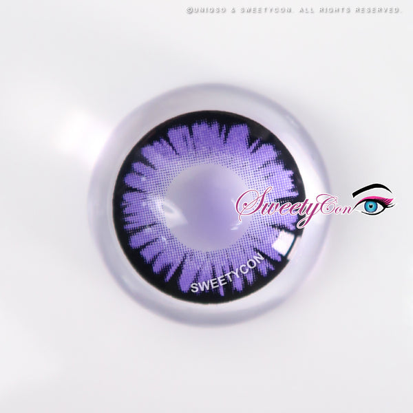 Sweety Firefly Violet (1 lens/pack)-Colored Contacts-UNIQSO