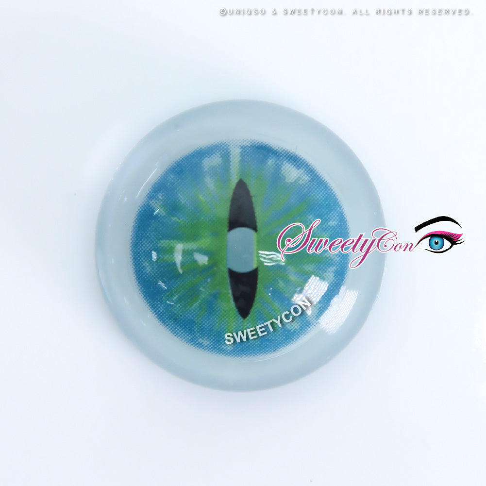 Sweety Crazy Dark Green Demon Eye / Cat Eye (New) (1 lens/pack