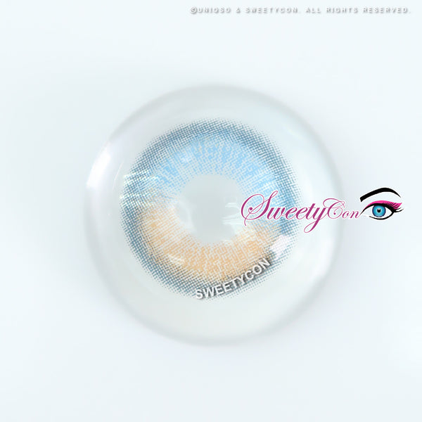 Sweety Honey Blue (1 lens/pack)-Colored Contacts-UNIQSO