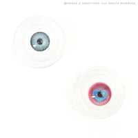Sweety x Eyesinger Cupid Heart Pink (2 lenses/pack)-Colored Contacts-UNIQSO