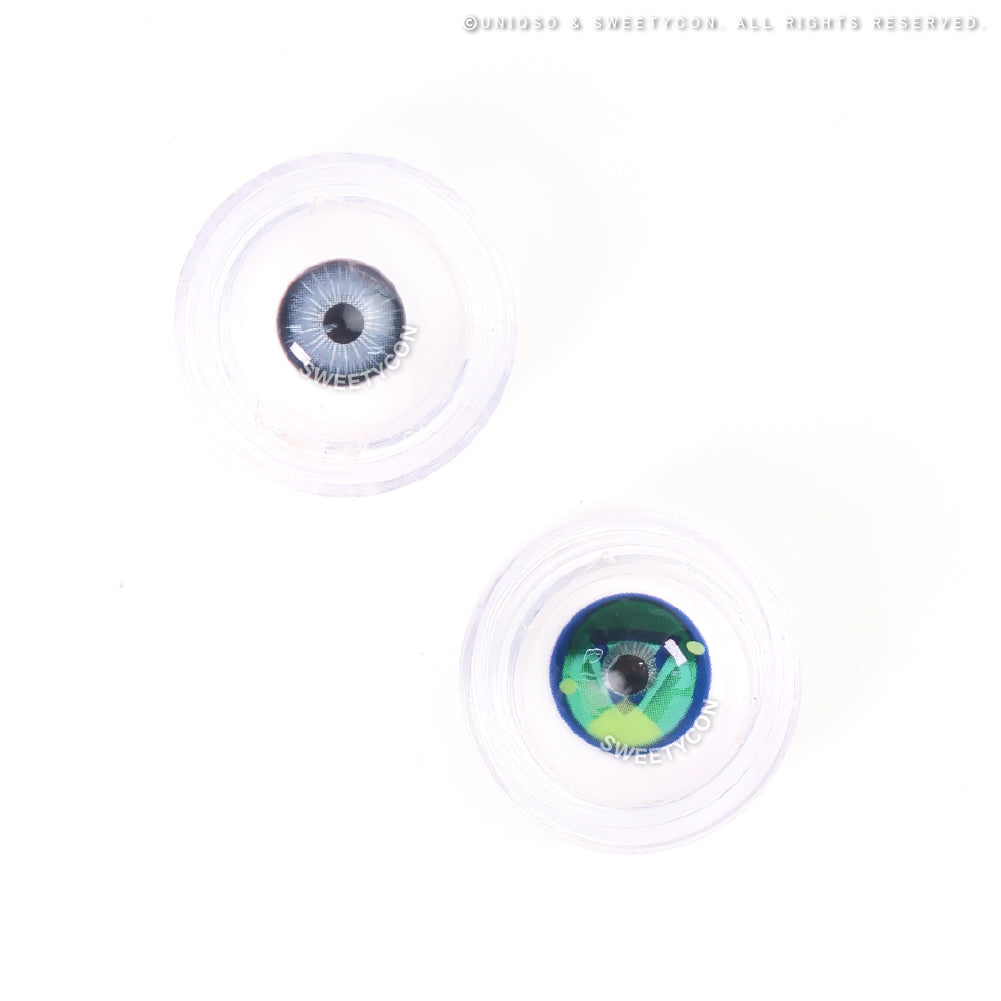 Sweety x Eyesinger Teal Nova (2 lenses/pack)-Colored Contacts-UNIQSO