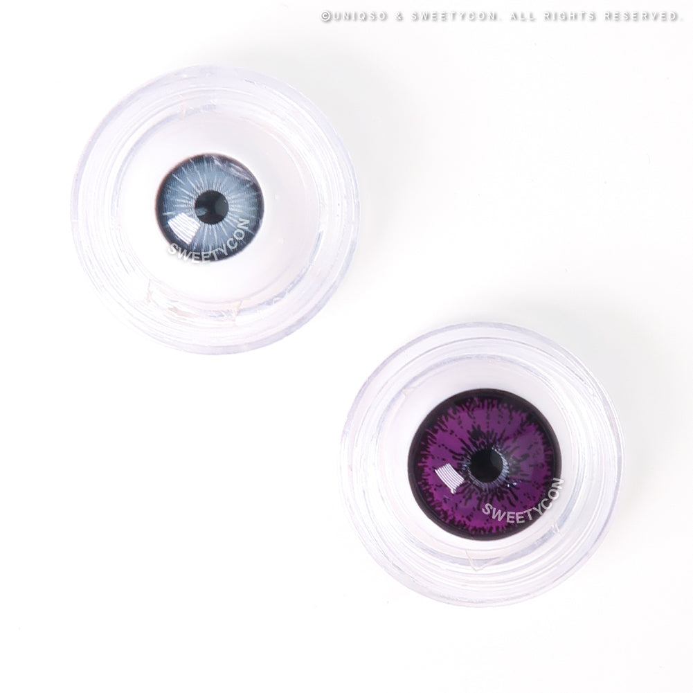 Sweety Mini Sclera Tokyo N Violet(1 lens/pack)-Mini Sclera Contacts-UNIQSO