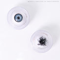 Sweety Mini Sclera Black Splash (1 lens/pack)-Mini Sclera Contacts-UNIQSO