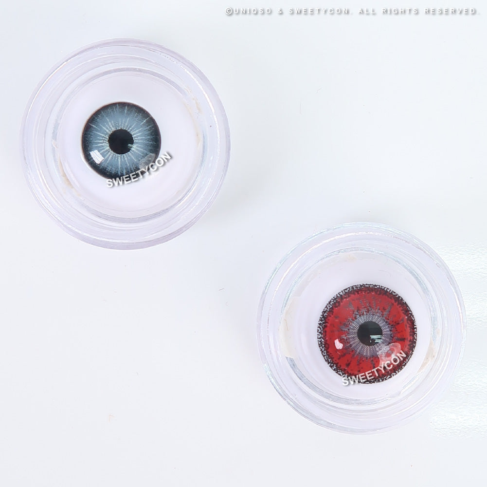 Sweety Crazy Zombie Red Halloween Contacts – UNIQSO