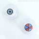 Sweety Crazy Clown (1 lens/pack) (Pre-Order)-Colored Contacts-UNIQSO