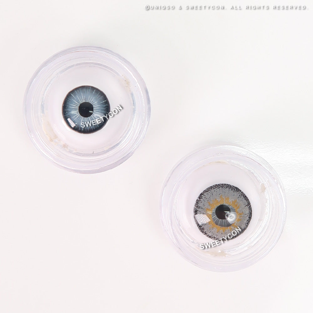 Sweety Snow Grey (1 lens/pack)-Colored Contacts-UNIQSO