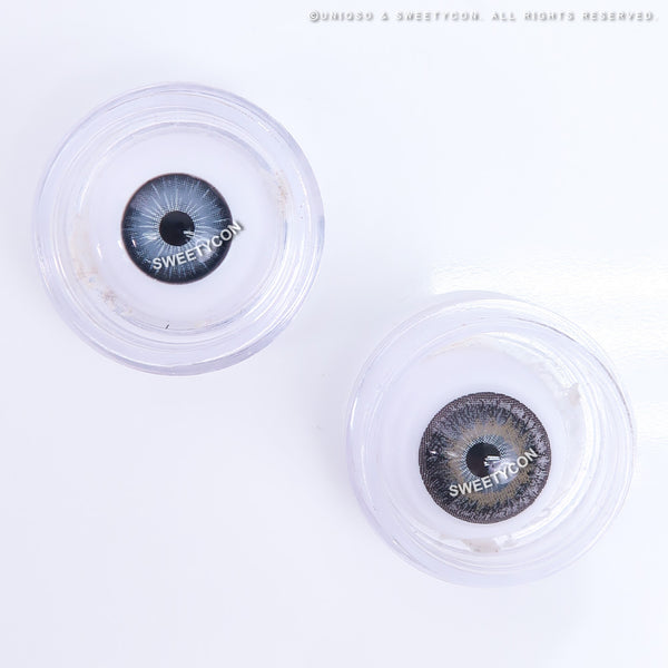 Sweety Swan Black (1 lens/pack)-Colored Contacts-UNIQSO