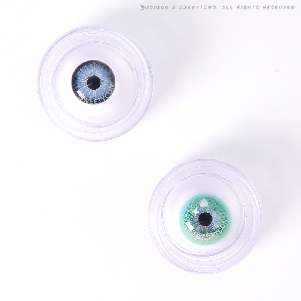 Sweety Crazy Candy Pop Green (1 lens/pack)-Colored Contacts-UNIQSO