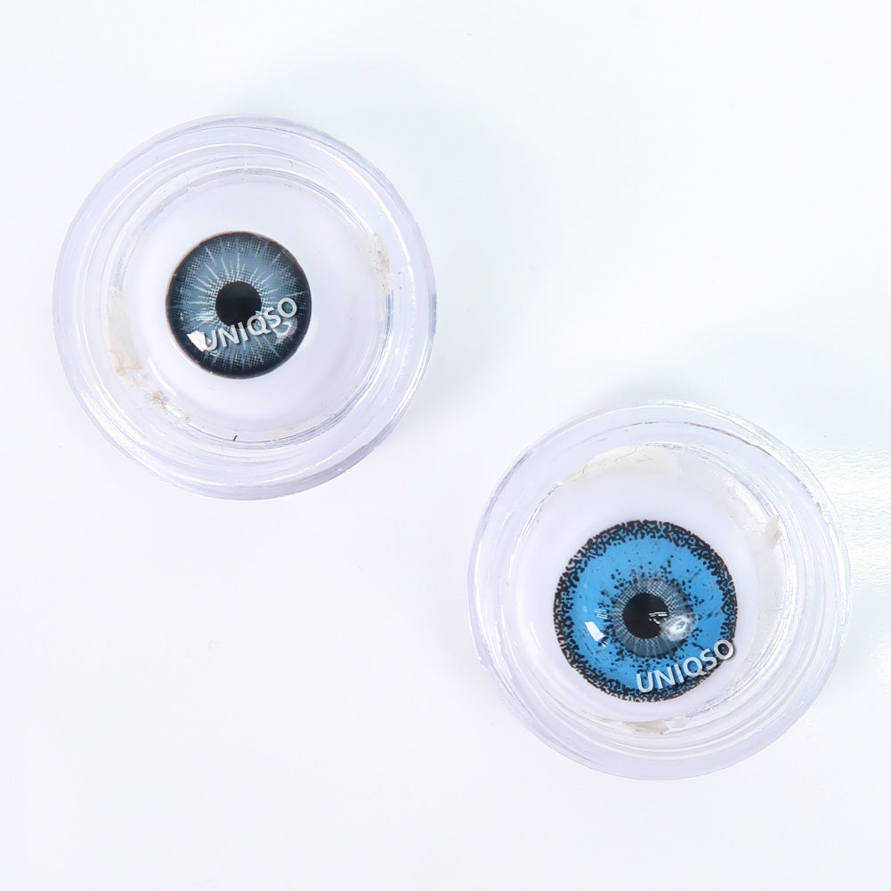 Kazzue Vivid Brilliant Blue Colored Contacts – UNIQSO