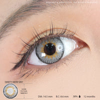 Sweety Snow Grey (1 lens/pack)-Colored Contacts-UNIQSO