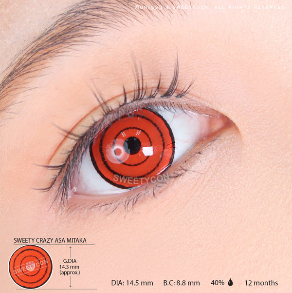 Sweety Crazy Asa Mitaka (1 lens/pack)-Crazy Contacts-UNIQSO