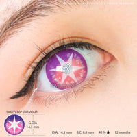Sweety Pop Star Violet (1 lens/pack)
