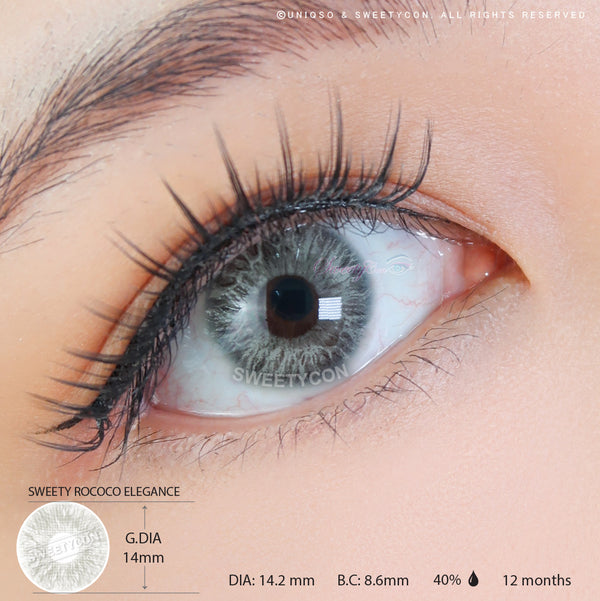 Sweety Rococo Elegance (1 lens/pack)-Colored Contacts-UNIQSO