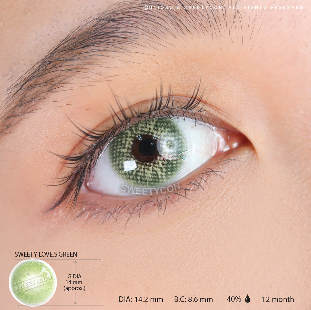 Colored Contacts: Enhance Your Look with Natural Green Color
