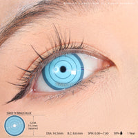 Sweety Rings Blue (1 lens/pack)-Colored Contacts-UNIQSO