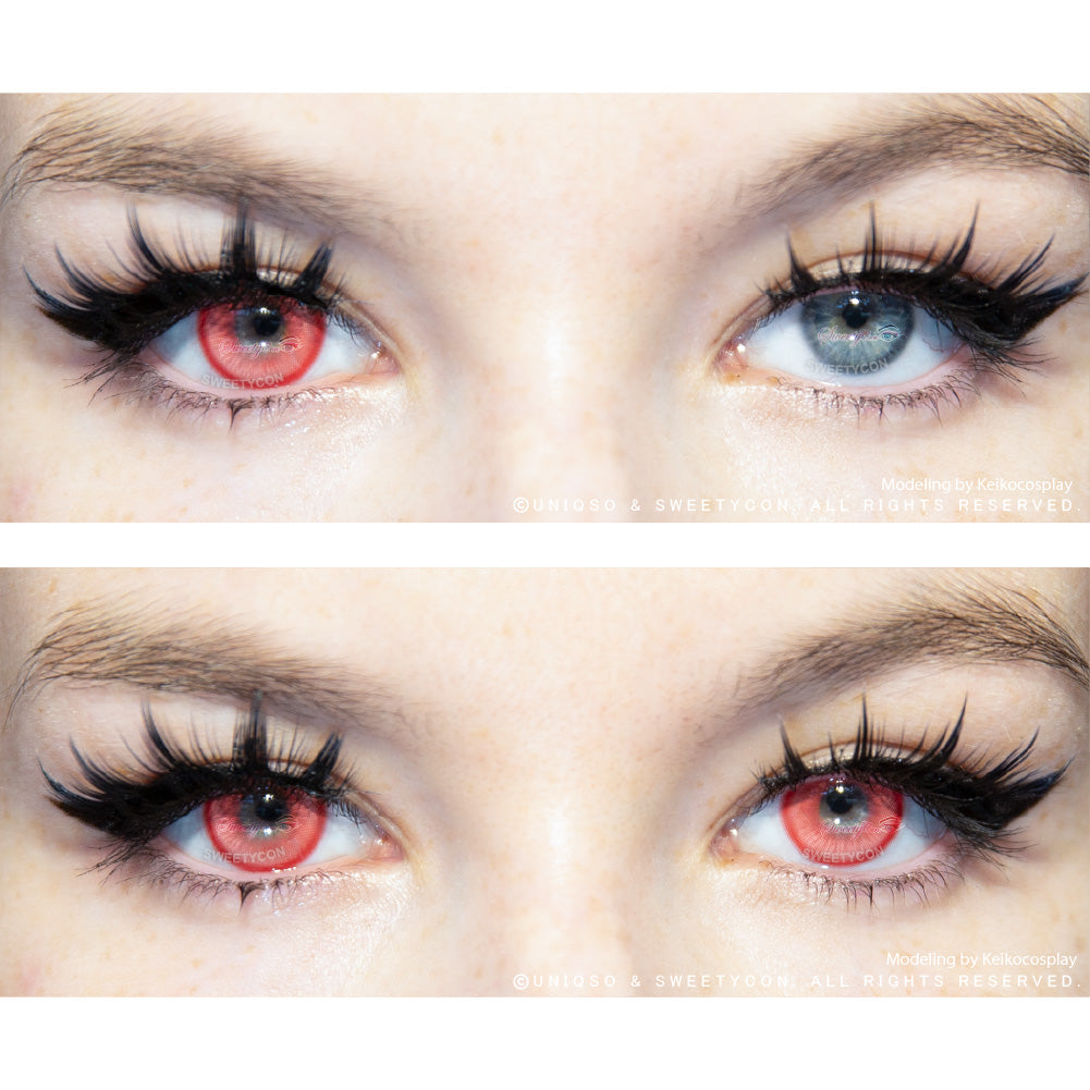Sweety Magic Pop Red Colored Contacts – UNIQSO