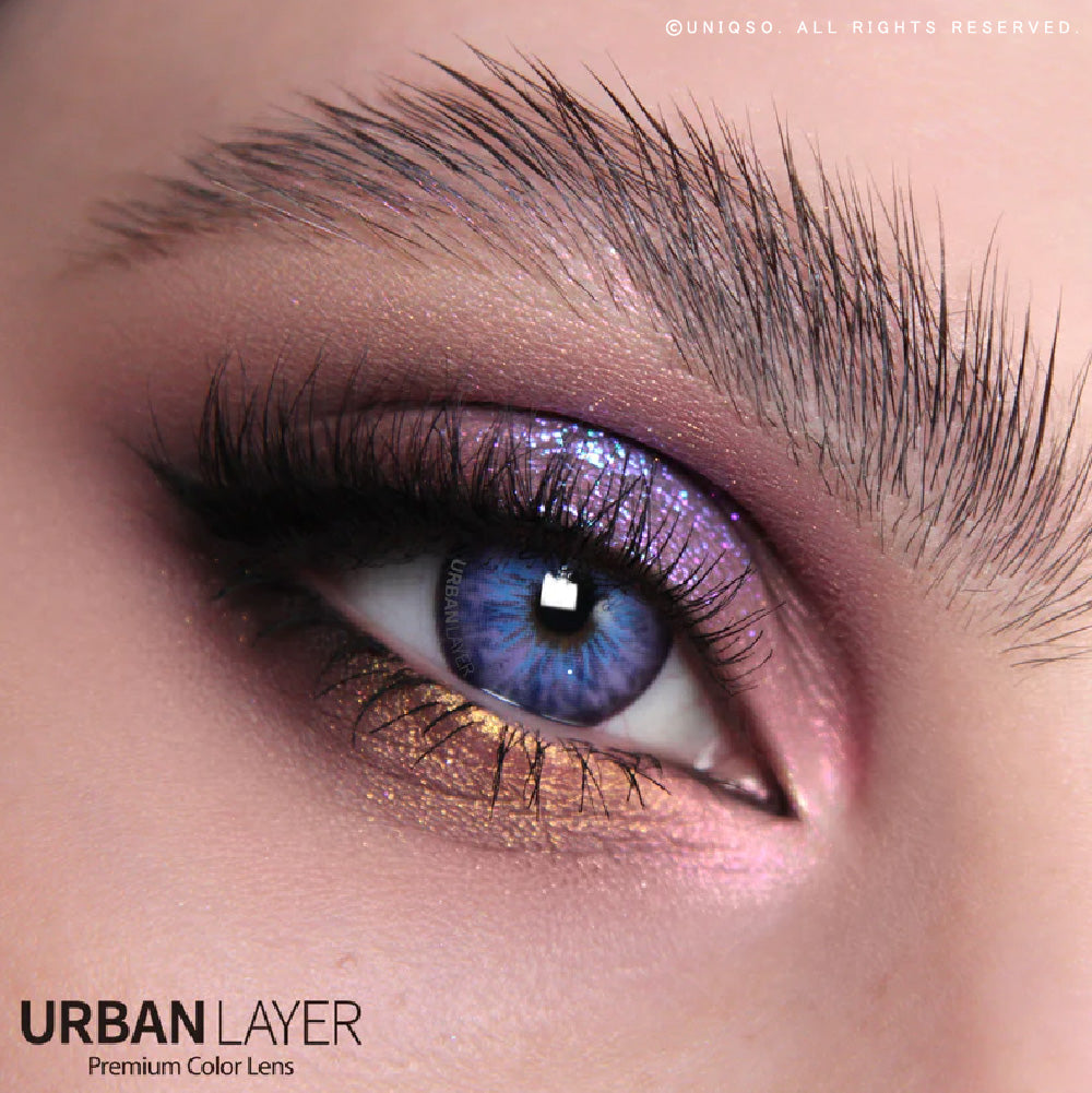ネイジーン　アイローラー　ユニシティ Urban Layer Angeles N Violet Silicone Hydrogel Contacts – UNIQSO