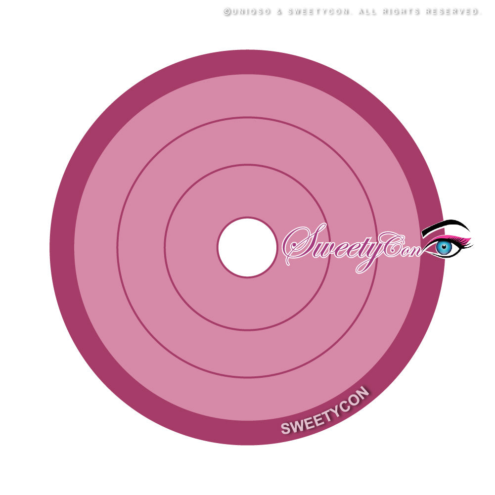 Sweety Rings Pink (1 lens/pack)-Colored Contacts-UNIQSO