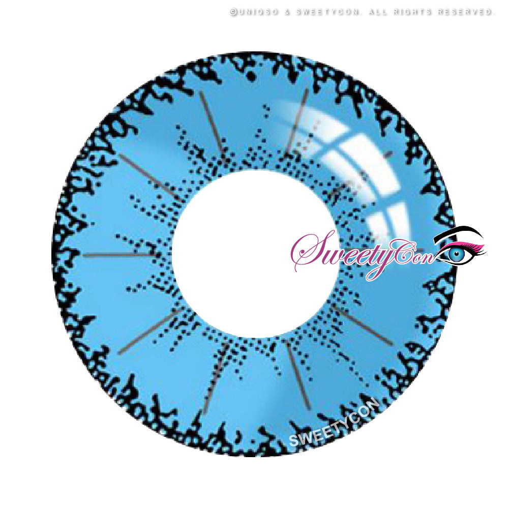 Sweety Devil Blue II (1 lens/pack)-Colored Contacts-UNIQSO