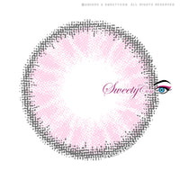Sweety Crystal Pink (1 lens/pack)-Colored Contacts-UNIQSO