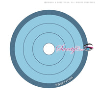 Sweety Rings Blue (1 lens/pack)-Colored Contacts-UNIQSO