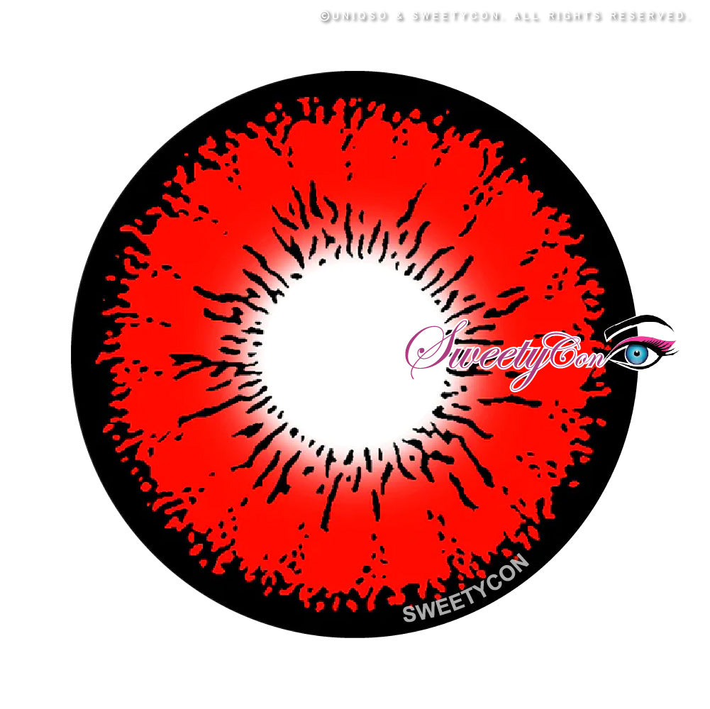 Sweety Mini Sclera 17mm tokyo N red | Halloween Contacts