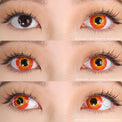 Coscon Crazy with Power - Inferno Crack (1 lens/pack)-Crazy Contacts-UNIQSO