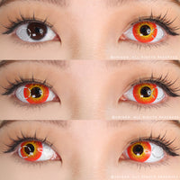 Coscon Crazy with Power - Inferno Crack (1 lens/pack)-Crazy Contacts-UNIQSO