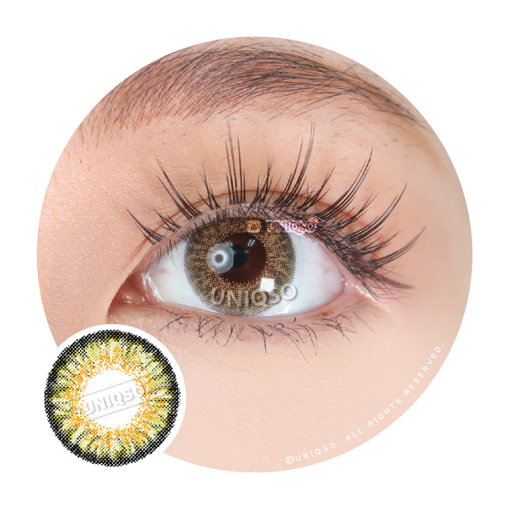 琥珀② Dueba Toric KH2 Pure Hazel Colored Contacts For Astigmatism – UNIQSO